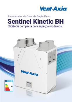 Thumbnail do PDF do catálogo dos recuperadores de calor Sentinel Kinetic BH
